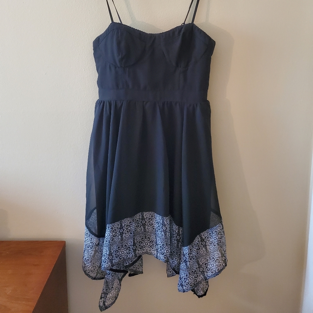 Sweet black spaghetti strap dress